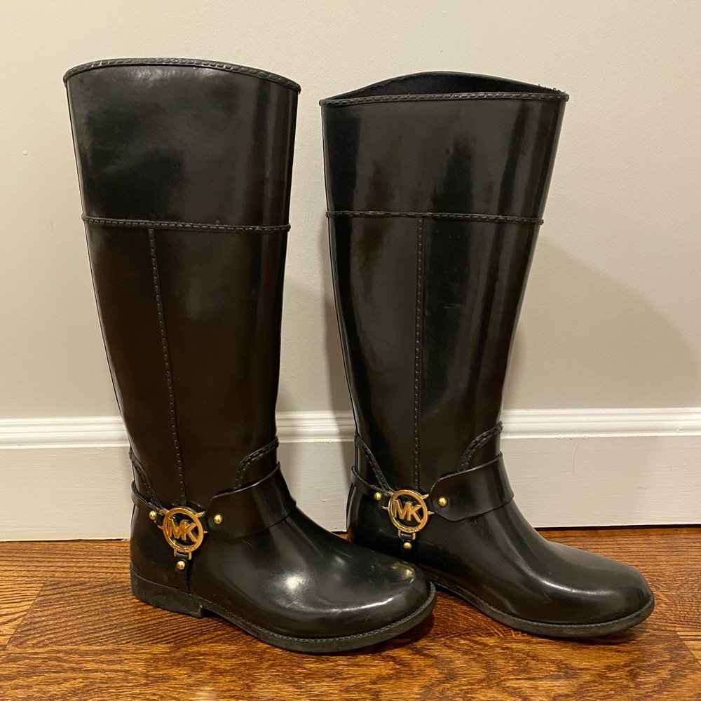 MICHAEL KORS  rain boots SIZE 7